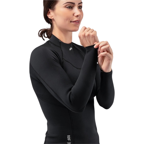 2026 Zhik Womens Microfleece Neopren Våddragt Top DTP-0530-BLK - Black